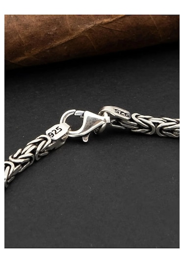 925 Ayar Gümüş Kral Zincir Bileklik