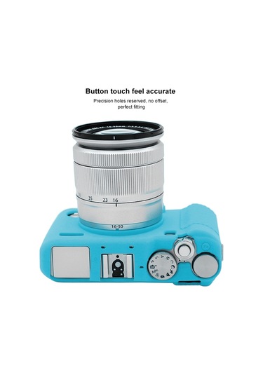 Puluz Soft Silicone Protective Case For Fujıfılm X-a3 / X-a10 Blue