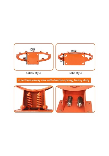 Trendooze Yetişkinler Sporları Seti, Monte Mekan Mekan İçin İçin İç Hizmet Hedefi Edilen Duvara Dış Dayanıklı Çemberi Basketbol Basketbol Ağır Bs