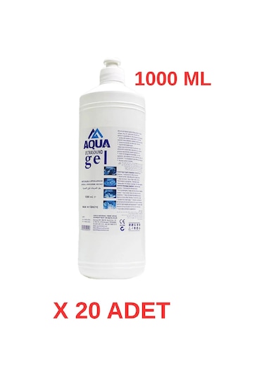Aqua Ultrason Jeli Ultrason ve EKG Jeli 20 x  1 L