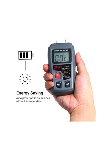 Dofolink Taşınabilir Ahşap Nem Ölçer, 4 Modlu İğne Tipi, Güvenilir Sonuçlar, Mt-10 Modeli 9v 6f22 Pil Dahil