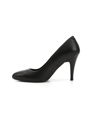 Gönderi R Kadın Siyah Sivri Burun İnce Topuklu Hakiki Deri Stiletto Gdza13422354 Siyah