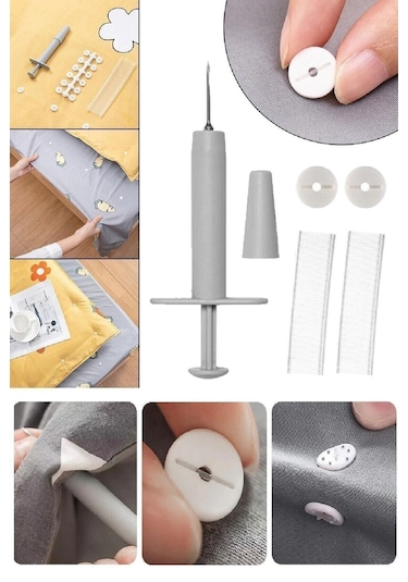 Sengenegel Yorgan Kılıfı Sabitleme Seti Nevresim Klips Takımı