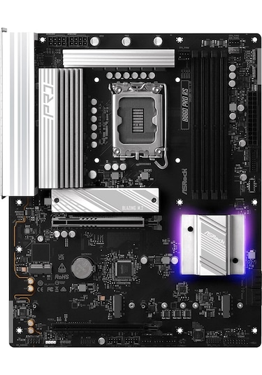 Asrock B860 Pro Rs Lga1851 Ddr5 8666mhz+ Oc Atx Gaming Oyuncu Aaaa11asr0033