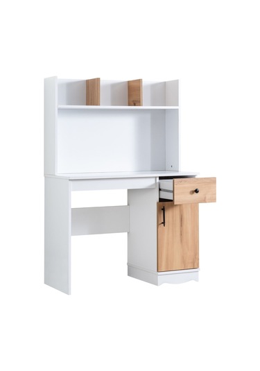 Bilgisayar Masası, Felix Üniteli Çalışma Masası Açık Ceviz