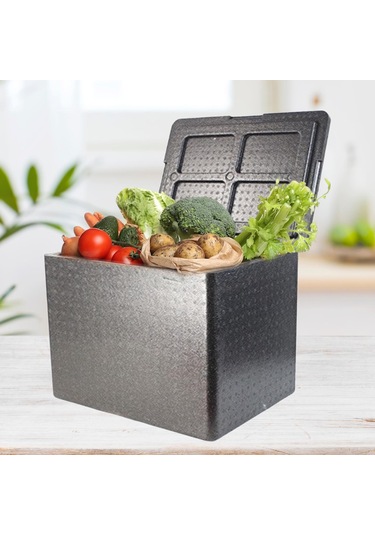 Dolıty Yalıtımlı Gıda Taşıma Kutusu Menteşeli Kapaklı 30-litre Siyah