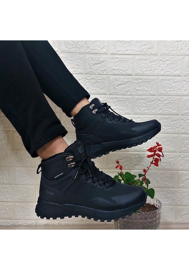 Jump 29652 Siyah Waterproof Kaymaz Rahat Erkek Bot 001