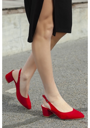 Daxtors D725 Günlük Klasik Topuklu Kadın Ayakkabı Çok Renkli