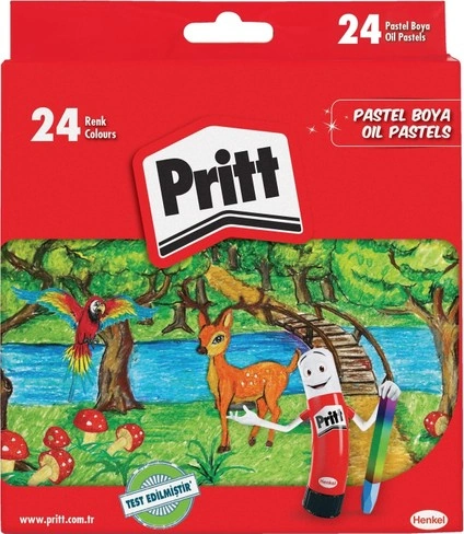 Pritt 24 Renk Pastel Boya Diğer