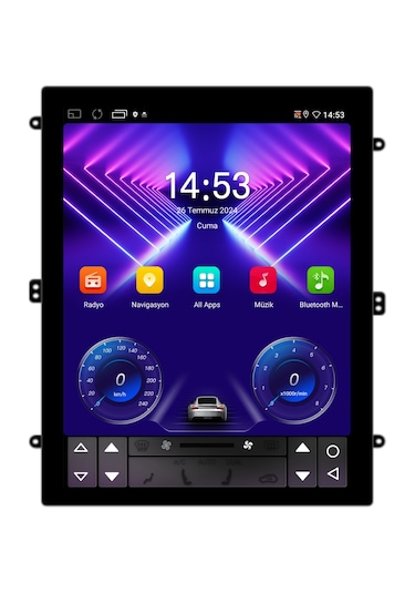 A133 Tesla Ekran Android Multimeyda Teyp Carplayli Fanlı Kamera Hediyeli 4/64gb 9.7''