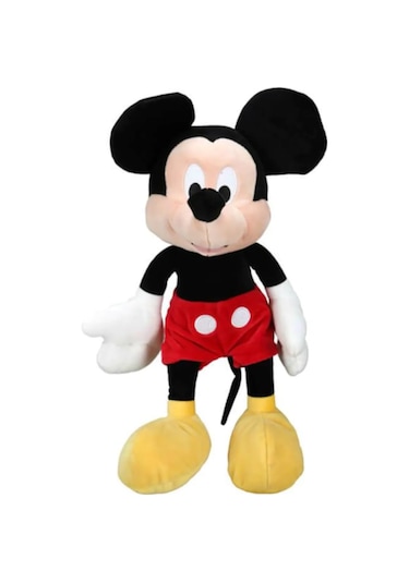 Mickey Mouse Core Peluş 43 Cm Siyah-Kırmızı