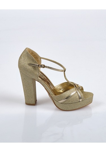Natty Shoes Altın Kadın Ayakkabı 20119108 001