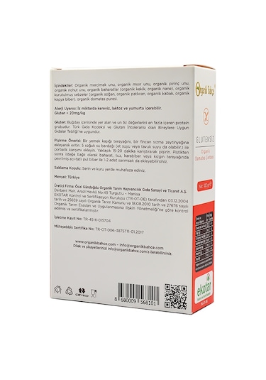 Organik Bahçe Glutensiz Domates Çorbası 100 G