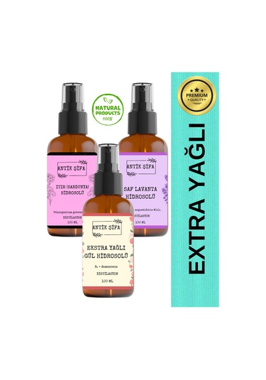 Hydra-s.o.s Hidrosol Seti - Lavanta, Sardunya Ve Gül Suyu 3 X 100ml