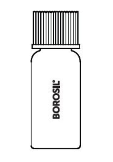 Cam Deney Tüpü Düz Tabanlı Pp Vida Kapaklı - 25X57 Dibi Düz