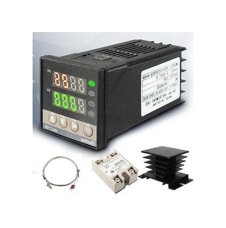 Tongxida Dijital 220v Ac Pıd Rex-c100 Sıcaklık Kontrol Cihazı, Max. 40a Ssr K Termokuplu, Etkili Ve Yüksek Performanslı
