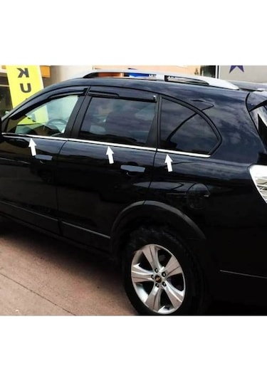 Chevrolet Captiva Krom Cam Çıtası 6 Prç. 2006 Üzeri P. Çelik