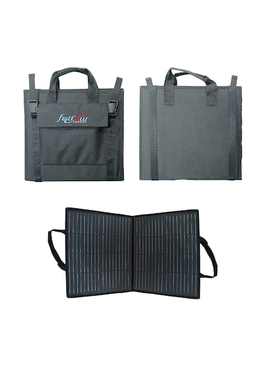 Fellow 50w Katlanabilir Çanta Tipi Solar Güneş Panel Seti + Power