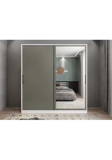 Zen Sürgü Kapaklı Dolap Gardırop BF