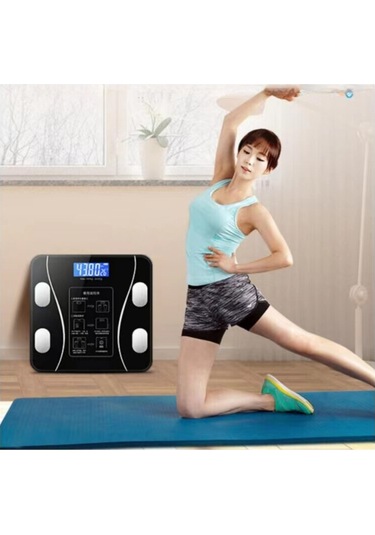 Techfit TF1075FİT Bluetooth Baskül Vücut Aanalizi Tartı Siyah