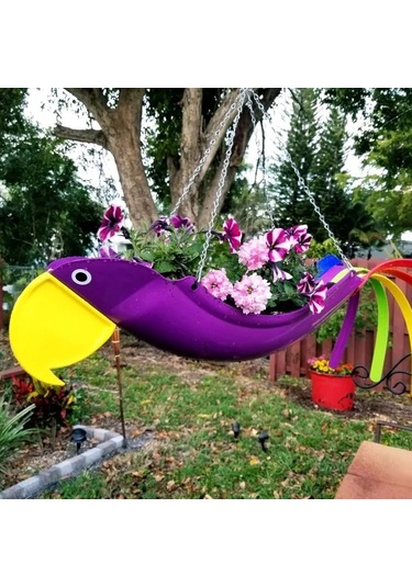 Lebihmurah 3772 Amamia Dikim Pot Yüksek Dayanıklılık Papağan Saksı Kapalı Açık Bitkiler Konteyner