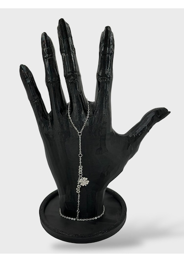 Arnes Jewelry Çelik Dorikalı Yoncalı Şahmeran Bileklik Ar580nes Silver