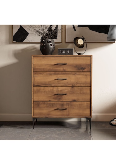 3640 Zen 4 Çekmeceli Ayaklı Şifonyer Hat