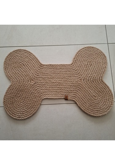 Küçük Irk Evcil Hayvan Mama Paspası, %100 El Yapımı Kedi Köpek Ma