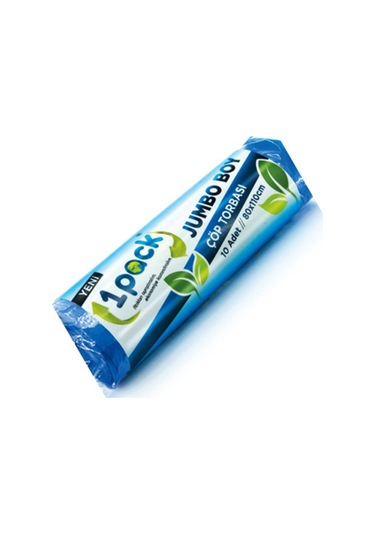 Jumbo Boy Çöp Torbası 80x110 Cm 10'lu