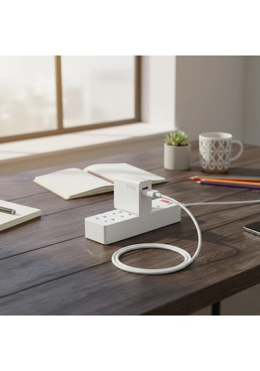 Durukar 33w Hızlı Şarj Adaptörü Type-c Kablolu, Usb Çıkışlı, Akıllı Şarj Destekli Duvar Tipi Şarj