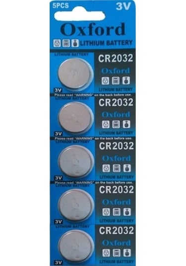 Oxford CR2032 3V Lityum Düğme Pil 5 x 2'li
