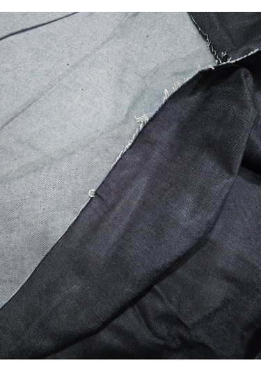 Denim Kot Kumaşı 160cm X 6,5 Metre Siyah
