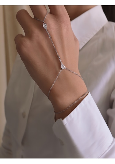 Damla Model Gümüş Renkli Şahmeran