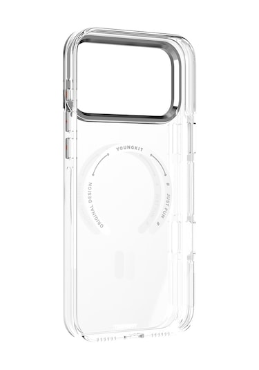 Apple Uyumlu iPhone 17 Pro Max Kılıf M-safe Özellikli Şeffaf Youngkit Crystal Shield Serisi Kapak Şeffaf Şeffaf