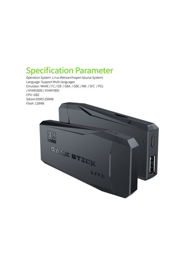 Vkemall Kablosuz Oyun Konsolu 2.4g Hd Arcade Ps1 Ev Tv Mini Oyun Konsolu U Bao Retro Oyu