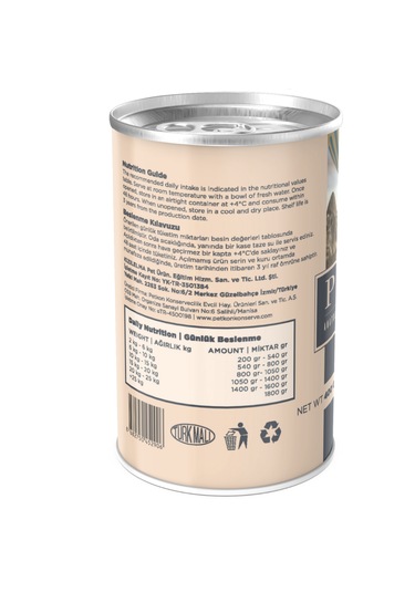 Promama Growth 5000 Yavru Tavuklu Etli Yaş Konserve Köpek Maması 400 Gr. 36'lı Koli