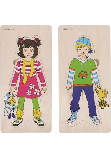 Beleduc Anıka&Denıs Puzzle 14X29Cm