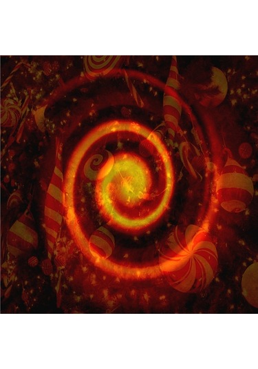 Güneş Tutulması Ve Kozmik Görüntüler Doğal Taş Bardak Altlığı 4'lü Set - Natural Stone Coasters - Taş Çok Renkli