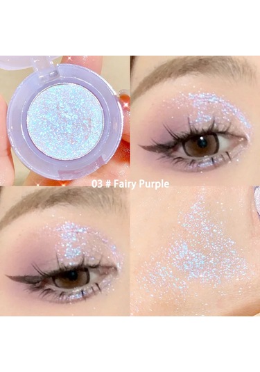 Patates Doku Glitter Göz Farı Paleti Sedefli Elmas Monokrom Fosforlu Toz Parlak 05 C01