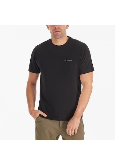 Columbia Cs0282 Csc M Basic Sm Logo Brushed Ss Tee Erkek T Shirt 26723 Siyah