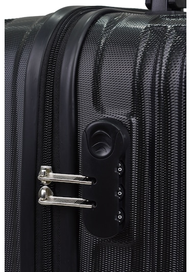 Elatae Kabin Boy Valiz Siyah Abs 1020