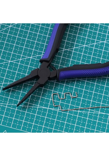 Geeroyoo Karbon Çelik Uçlu, Tpr Kollü Düz Burun Pense - Kuyumculuk, Elektronik Dıy Ve Tamir İçin Pratik Araç