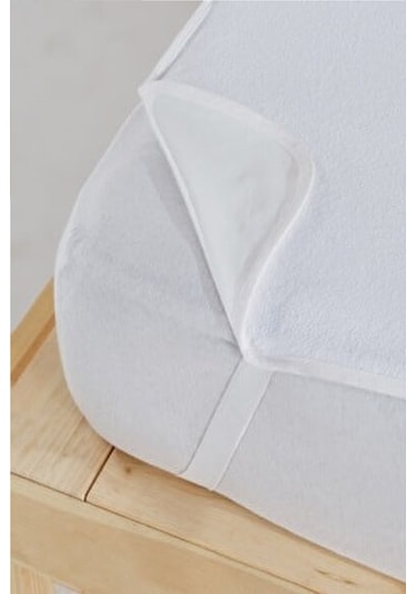 Divanev Yastık Kılıflı Micro Alezi 90x190 Cm Tek Kişilik Alez Ve Alez Yastık Kılıfı Beyaz