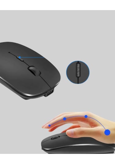 Sessiz Ve Ergonomik Mouse Usb Bağlantılı Ve Dpı Ayarlı Diğer