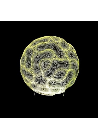 Wealthglow Renk Değiştiren 3d Dekoratif Şekilli Led Lamba - 12 Cm G263u0 Siyah