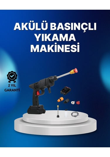 Kablosuz Taşınabilir Basınçlı Yıkama Tabancası Köpük Şişeli Çok Renkli