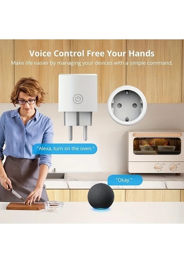 Xuweiwei Simatoper Zigbee 3 0 Akilli Fis Beyaz 16a Paket Alexa Home Assistant Smartthings Uyumlu