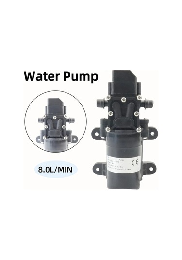 Xuweiwei 1 Bilgisayar Diyafram Su Pompası Kendinden Şarjlı 12v 8l Dakika Akış Kamyon Karavan Bahçe Bot Kolay Kurulum