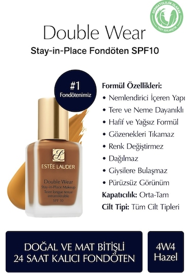 Estee Lauder Double Wear Spf10 4W4 Hazel Fondöten 30 ML