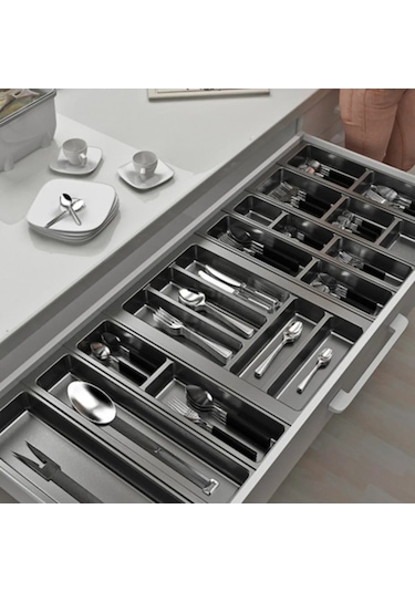 Mutfak Çekmece Içi Kaşıklık Düzenleyici 114 Cm X 48 Cm (YANLAR VE BOYDAN 4,5 CM KESİLEBİLİR)